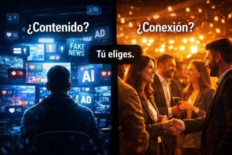 Contenido o conexión, tú eliges