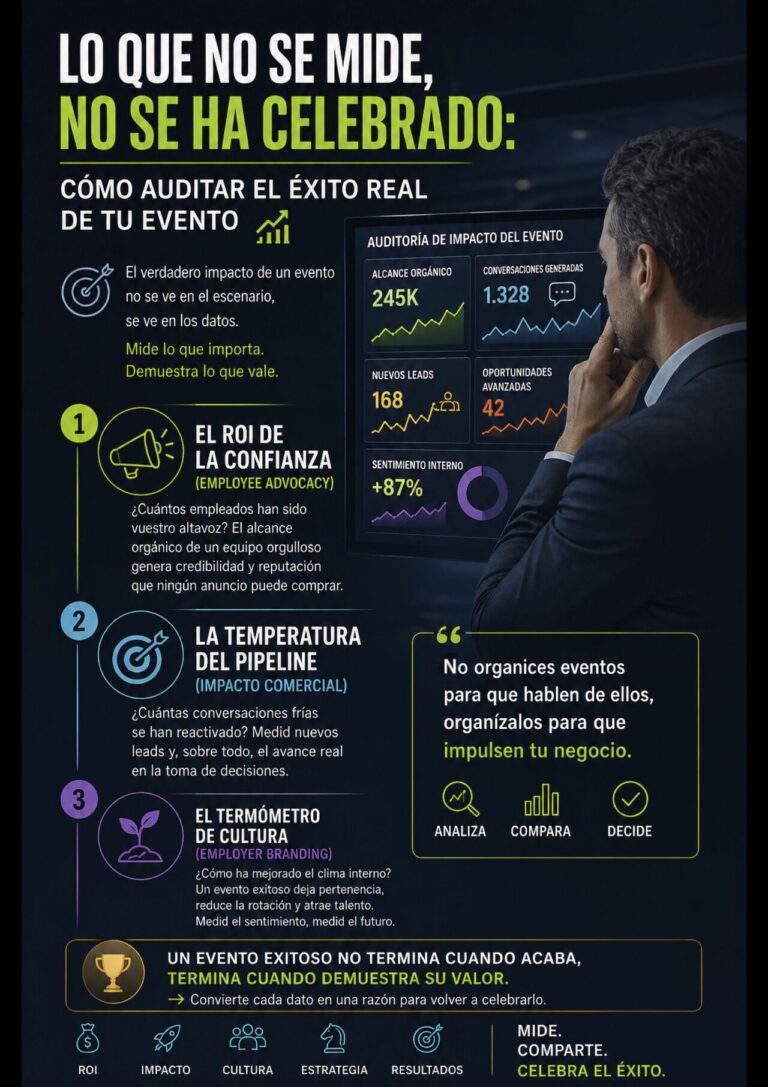 Cómo auditar el éxito real de tu evento